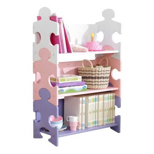 Система хранения KidKraft Пазл пастель Puzzle Bookshelf в Орматек