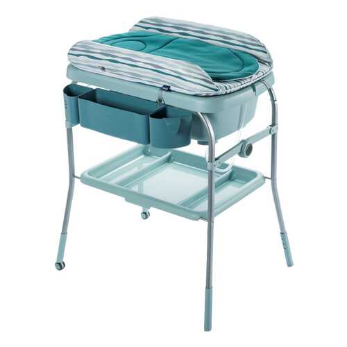 Пеленальный столик с ванночкой Chicco Cuddle & Bubble Comfort Silver Wild в Орматек