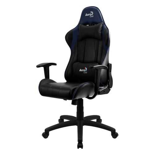 Игровое кресло AeroCool AC100 AIR, черный/синий в Орматек