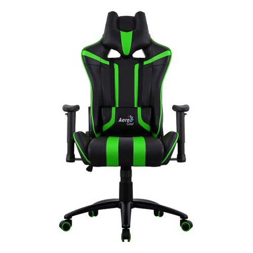 Игровое кресло AeroCool AC120 AIR, зеленый/черный в Орматек