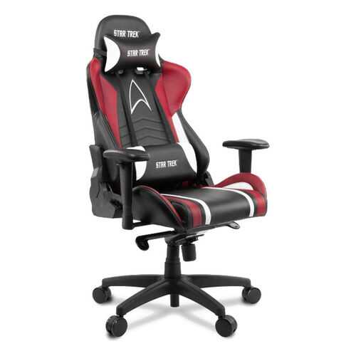 Игровое кресло Arozzi Gaming Chair - Star Trek Edition/Экокожа черная/красная/белая в Орматек