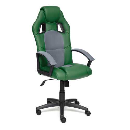 Игровое кресло Driver Кож/зам/ткань, зеленый/серый, 36-001/12 в Орматек