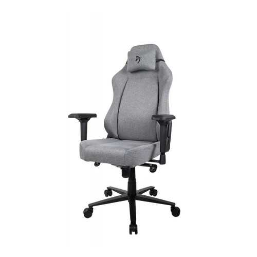 Компьютерное кресло (для геймеров) Arozzi Primo Woven Fabric - Grey - Black logo в Орматек