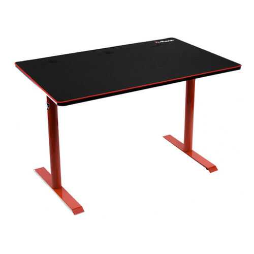 Компьютерный стол Arozzi Arena Leggero Gaming Desk/Черный МДФ/Красный металл в Орматек