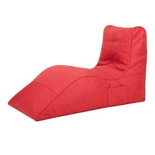 Кресло бескаркасное Папа Пуф Cinema Sofa Red, размер XXL, рогожка, красный в Орматек