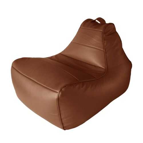 Кресло-мешок Папа Пуф Modern Lounger Brown, размер L, экокожа, коричневый в Орматек