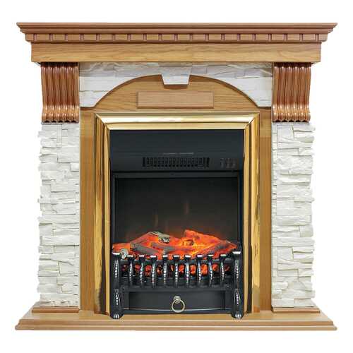 Электрокамин Royal Flame Dublin с очагом Fobos BR Белый; Дуб; Золотистый; Черный в Орматек